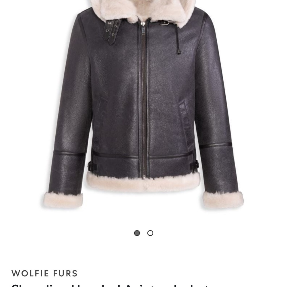 Wolfie Furs Shearling Leather Jacket